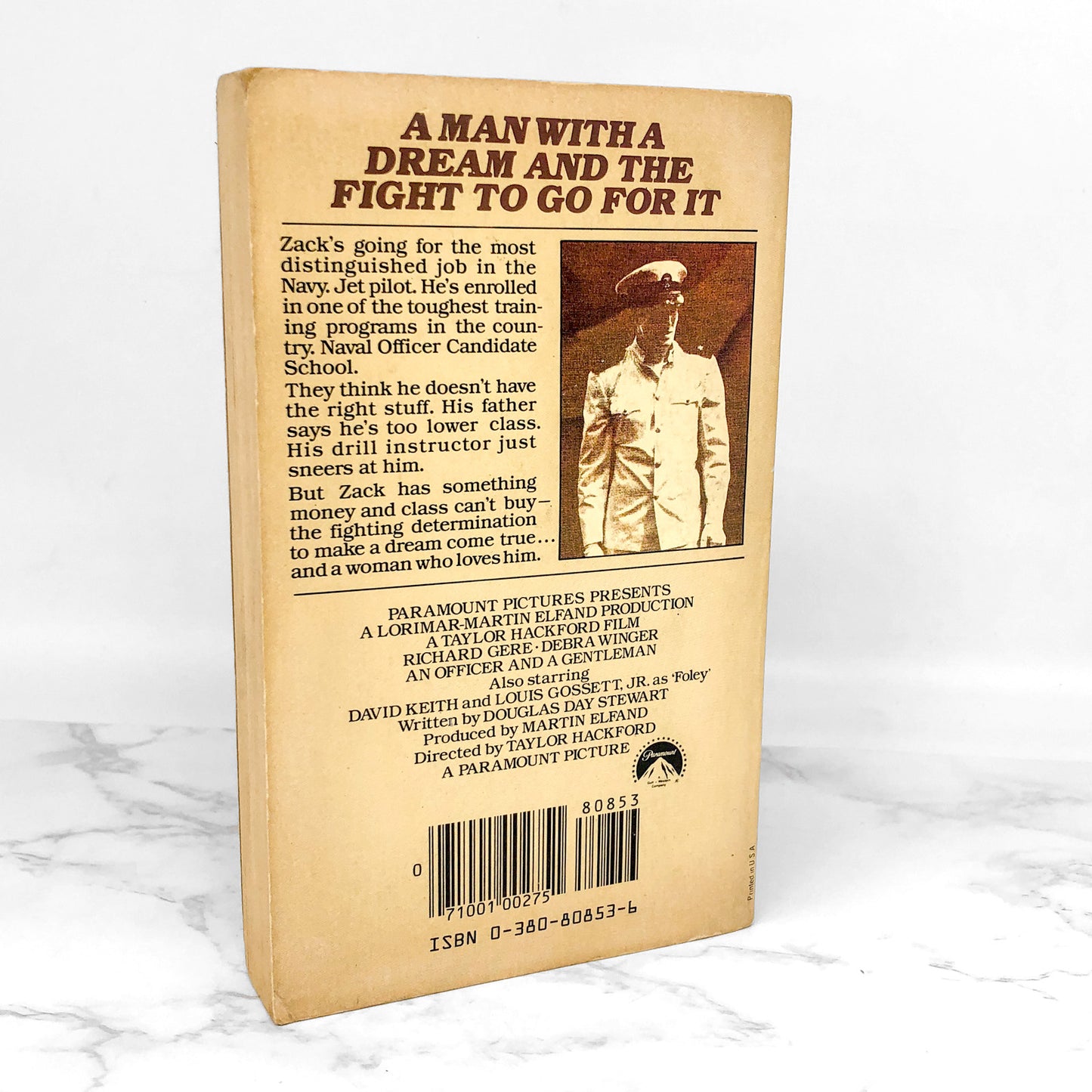 An Officer and a Gentleman by Steven Phillip Smith [MOVIE TIE-IN PAPERBACK] 1982