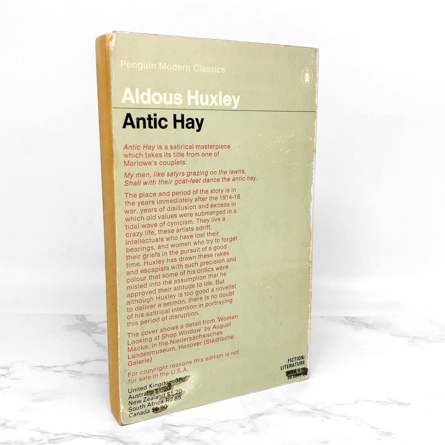Antic Hay by Aldous Huxley [1971 U.K. PAPERBACK]
