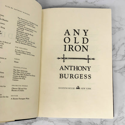 Any Old Iron by Anthony Burgess [FIRST EDITION] 1989