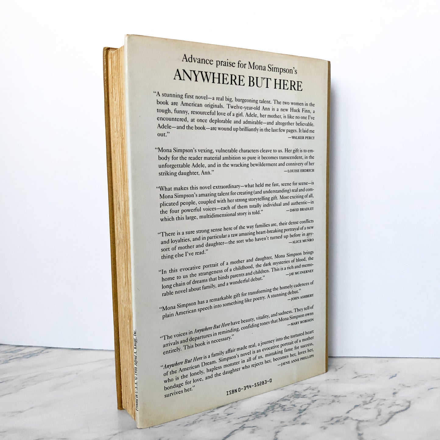 Anywhere but Here by Mona Simpson [FIRST EDITION] - Bookshop Apocalypse