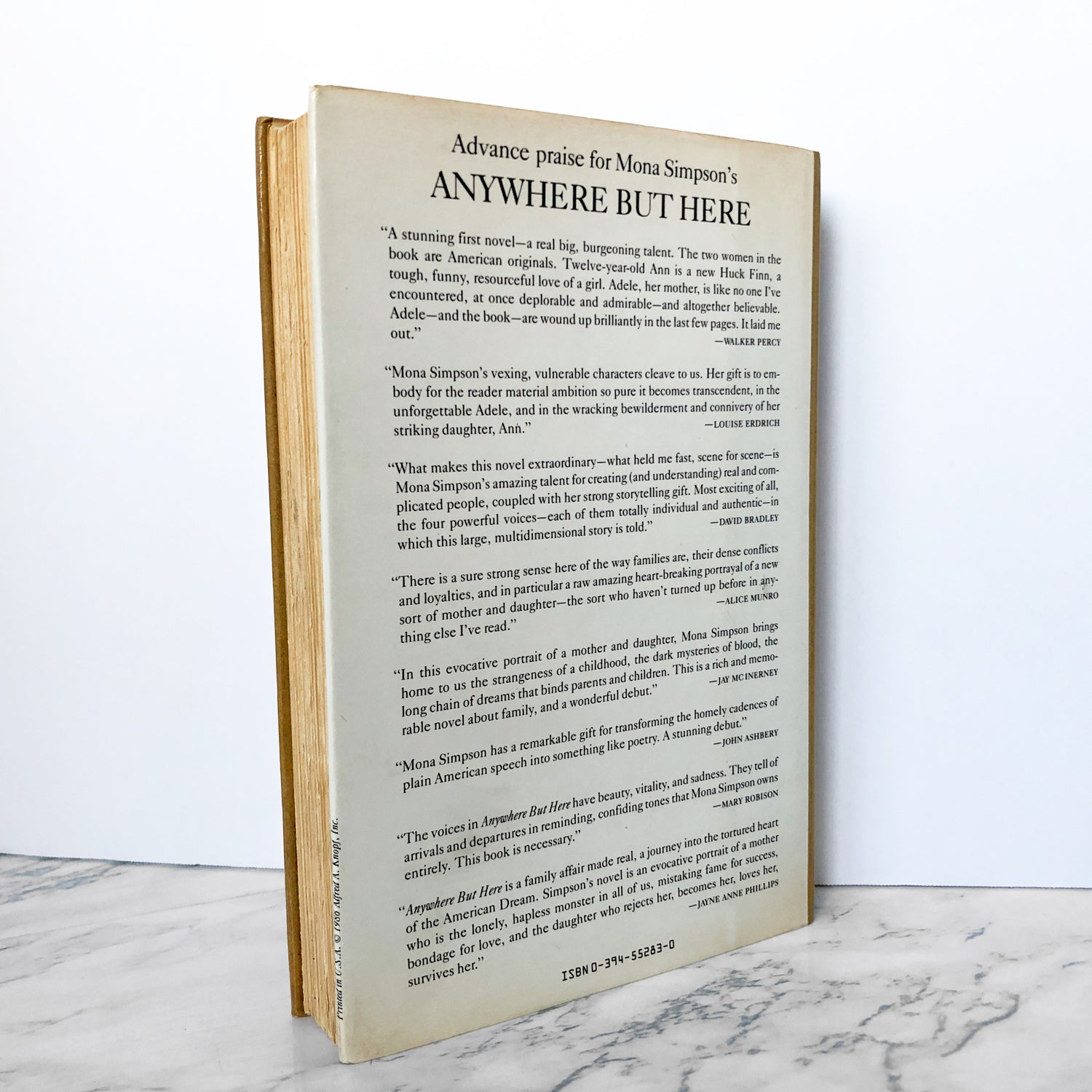 Anywhere but Here by Mona Simpson [FIRST EDITION] - Bookshop Apocalypse