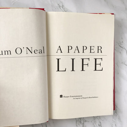 A Paper Life by Tatum O'Neal [FIRST EDITION] - Bookshop Apocalypse