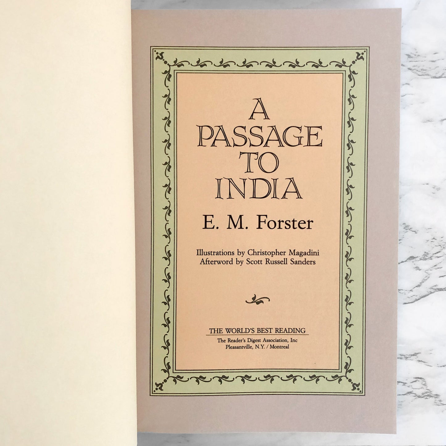 A Passage to India by E.M. Forster [ILLUSTRATED HARDCOVER / 1989]