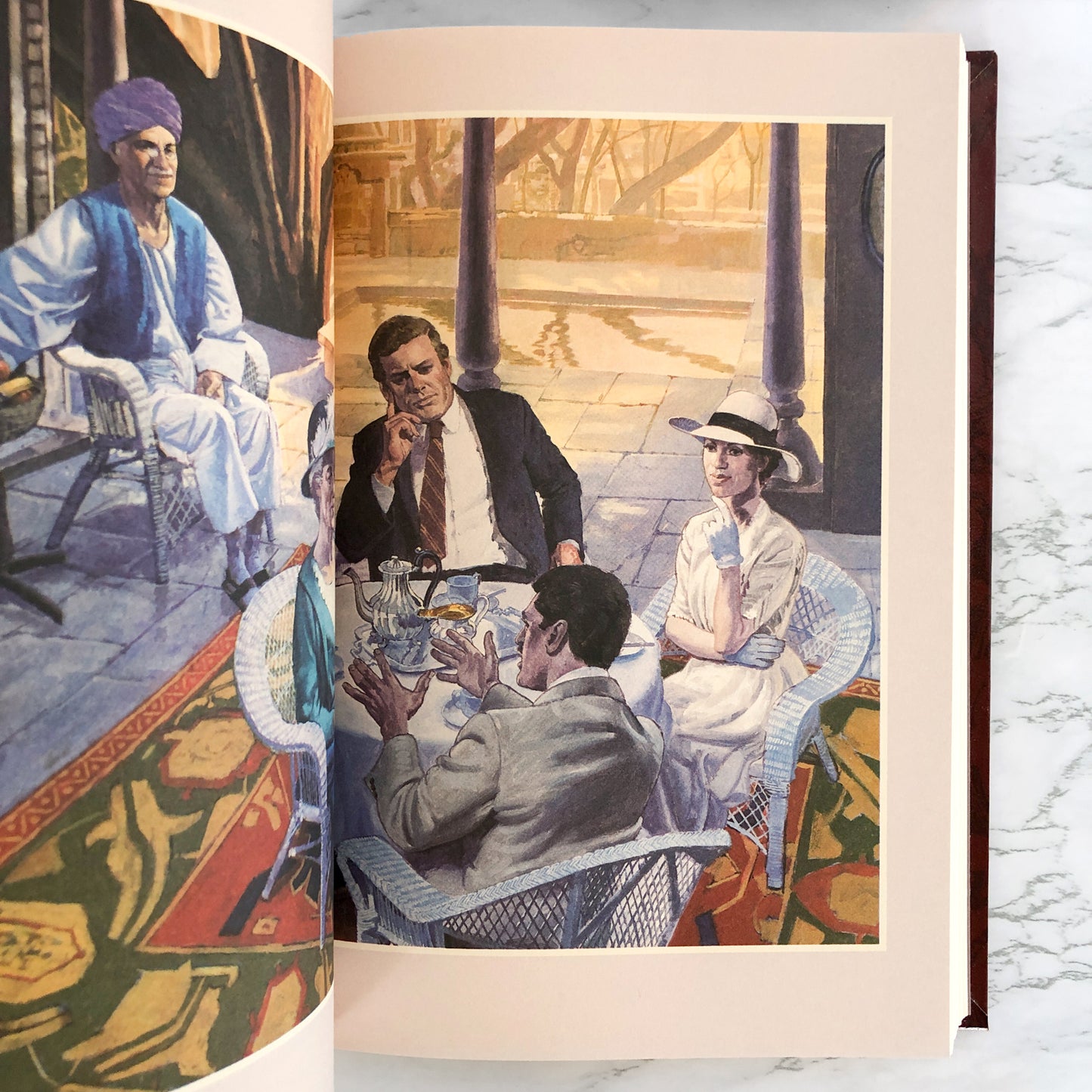 A Passage to India by E.M. Forster [ILLUSTRATED HARDCOVER / 1989]