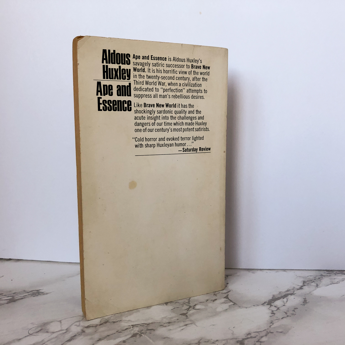 Ape and Essence by Aldous Huxley [1971 PAPERBACK] - Bookshop Apocalypse