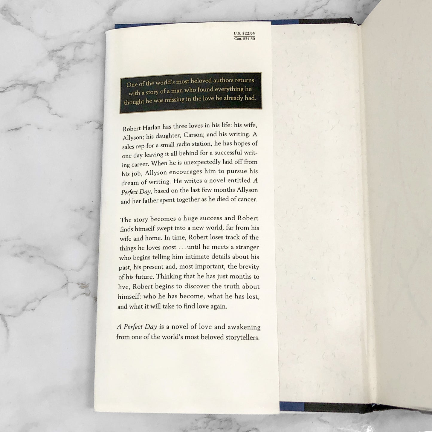 A Perfect Day by Richard Paul Evans SIGNED! [FIRST EDITION] 2003