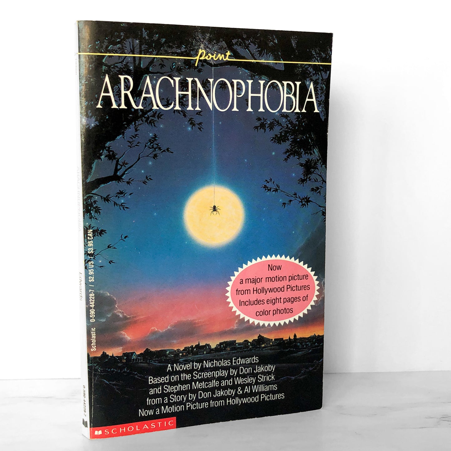 Arachnophobia by Nicholas Edwards [MOVIE TIE-IN PAPERBACK] 1990 • Point Horror