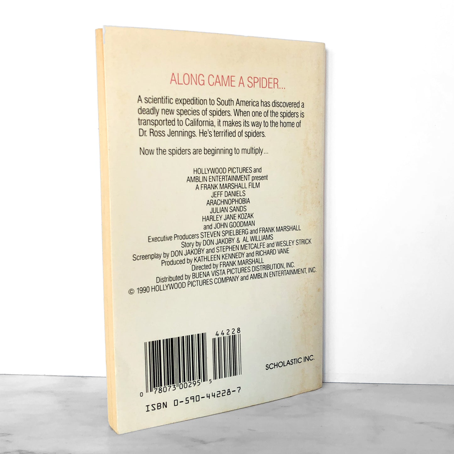 Arachnophobia by Nicholas Edwards [MOVIE TIE-IN PAPERBACK] 1990 • Point Horror