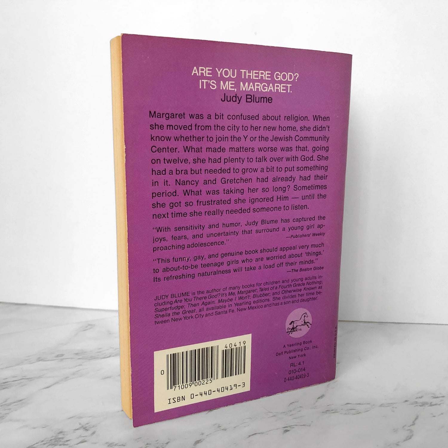 Are You There God, It's Me Margaret? by Judy Blume [1982 PAPERBACK] - Bookshop Apocalypse