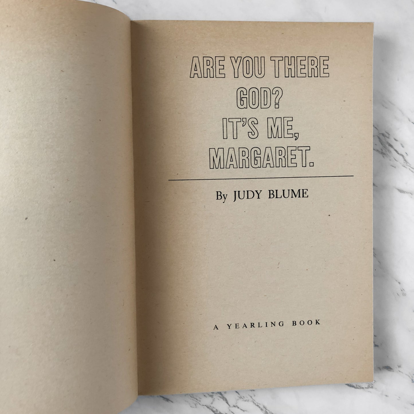 Are You There God, It's Me Margaret? by Judy Blume [1982 PAPERBACK] - Bookshop Apocalypse