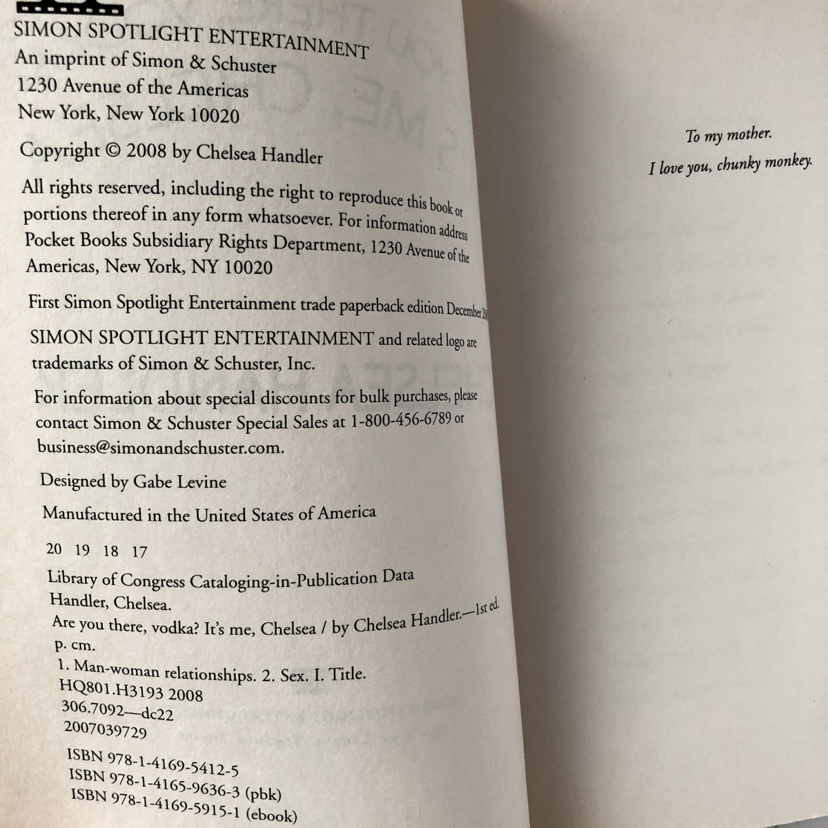 Are You There Vodka?  It's Me Chelsea by Chelsea Handler [TRADE PAPERBACK] - Bookshop Apocalypse