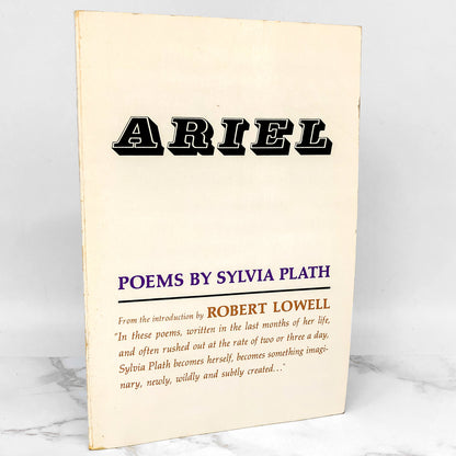 Ariel: Poems by Sylvia Plath [80's RE-PRINT] Perennial Library