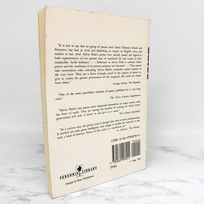 Ariel: Poems by Sylvia Plath [80's RE-PRINT] Perennial Library