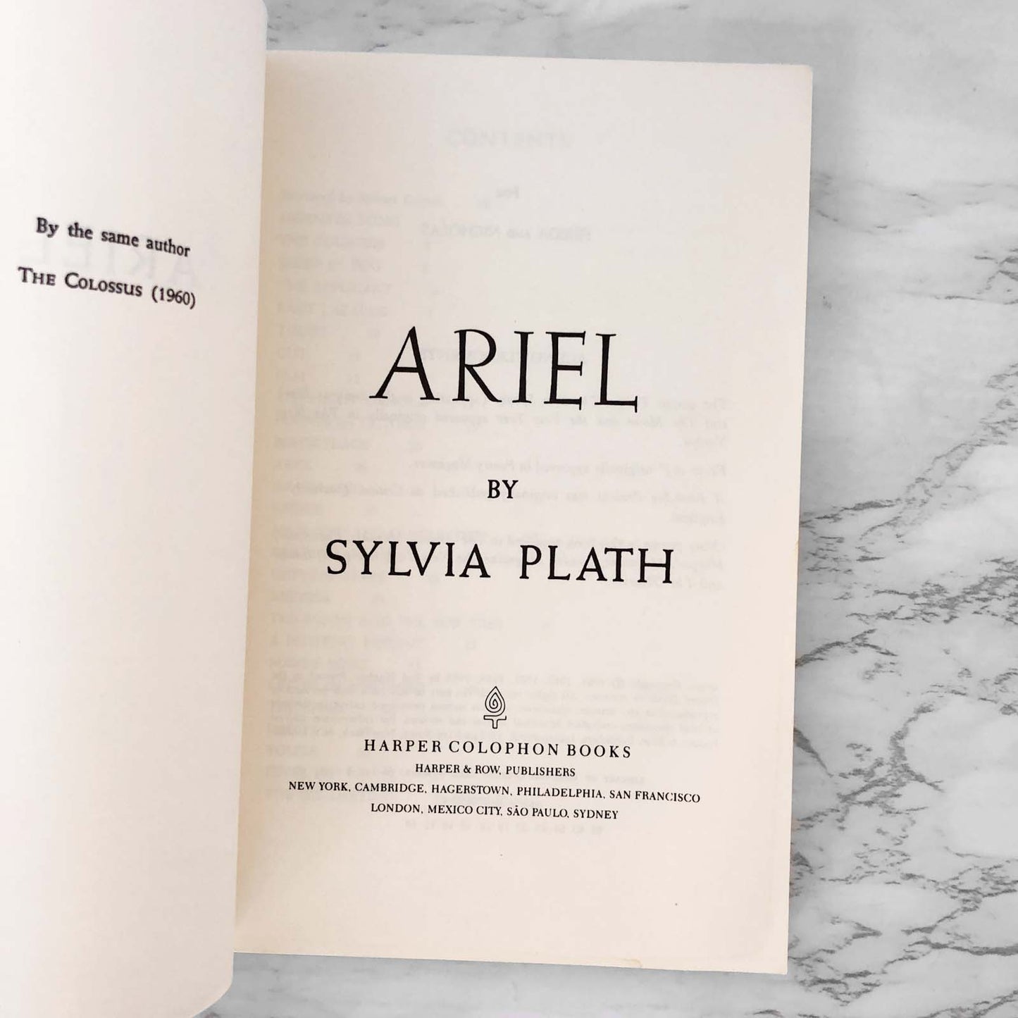 Ariel: Poems by Sylvia Plath [1966 TRADE PAPERBACK]