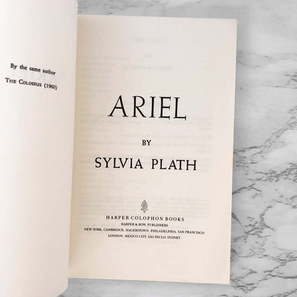 Ariel: Poems by Sylvia Plath [1966 TRADE PAPERBACK]