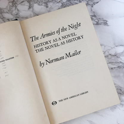The Armies of the Night by Norman Mailer [FIRST EDITION] - Bookshop Apocalypse
