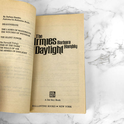 The Armies of Daylight (Darwath #3) by Barbara Hambly [FIRST EDITION PAPERBACK] 1983