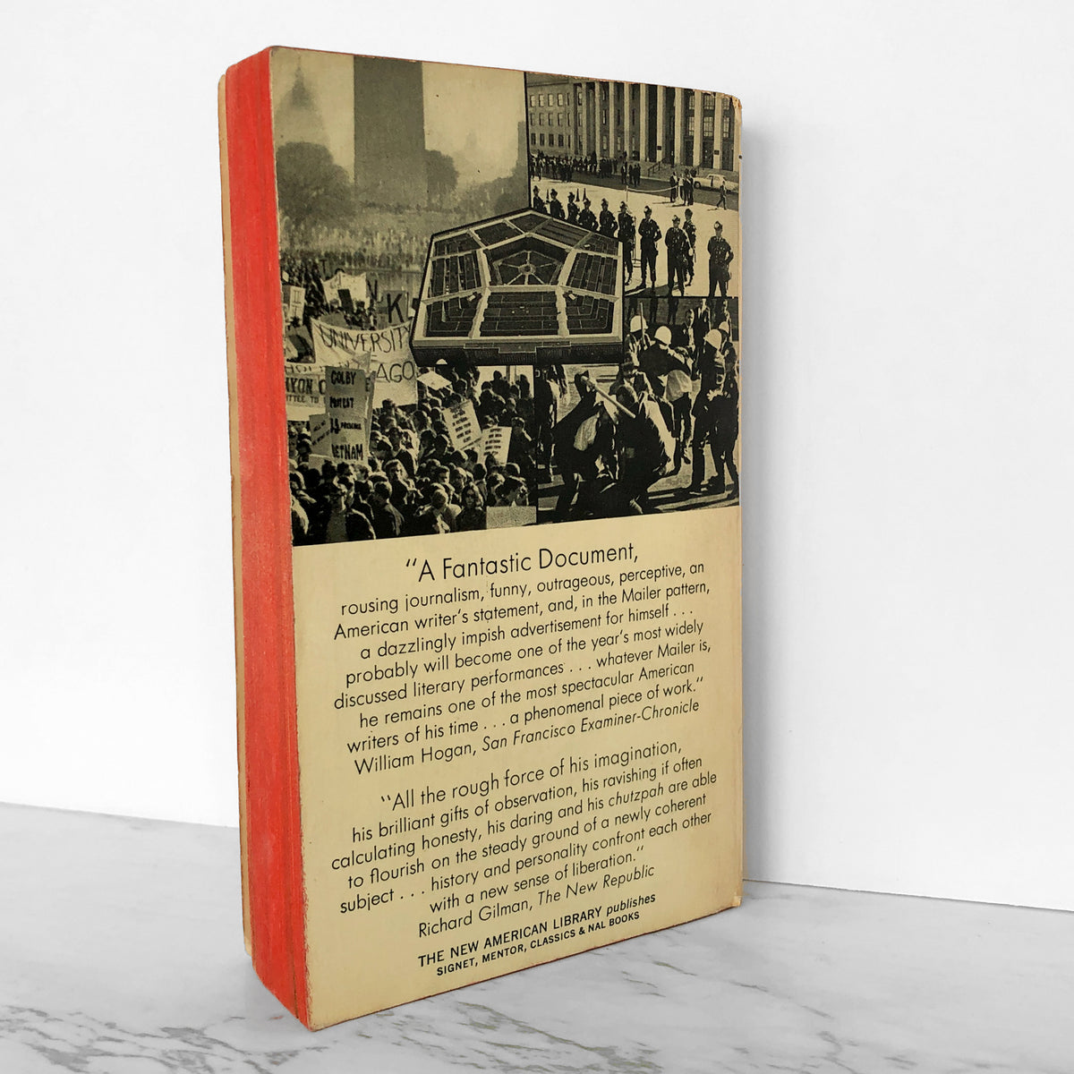 Armies of the Night by Norman Mailer [1968 FIRST PAPERBACK PRINTING]