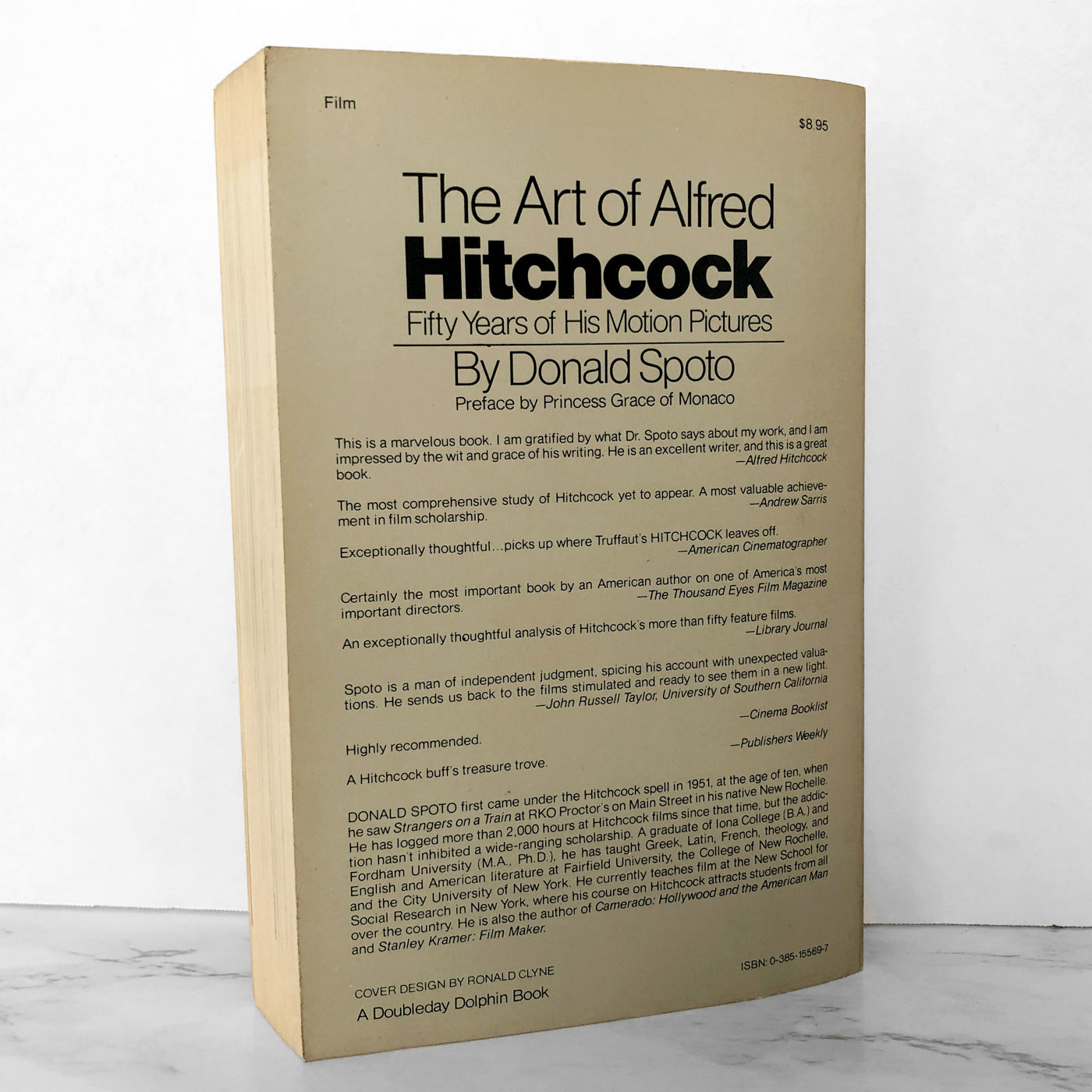 The Art of Alfred Hitchcock by Donald Spoto [DELUXE PAPERBACK / 1979]