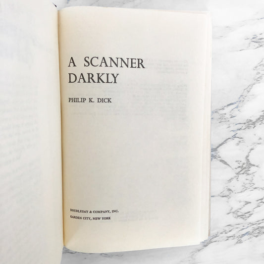 A Scanner Darkly by Philip K. Dick [FIRST BOOK CLUB EDITION / 1977]