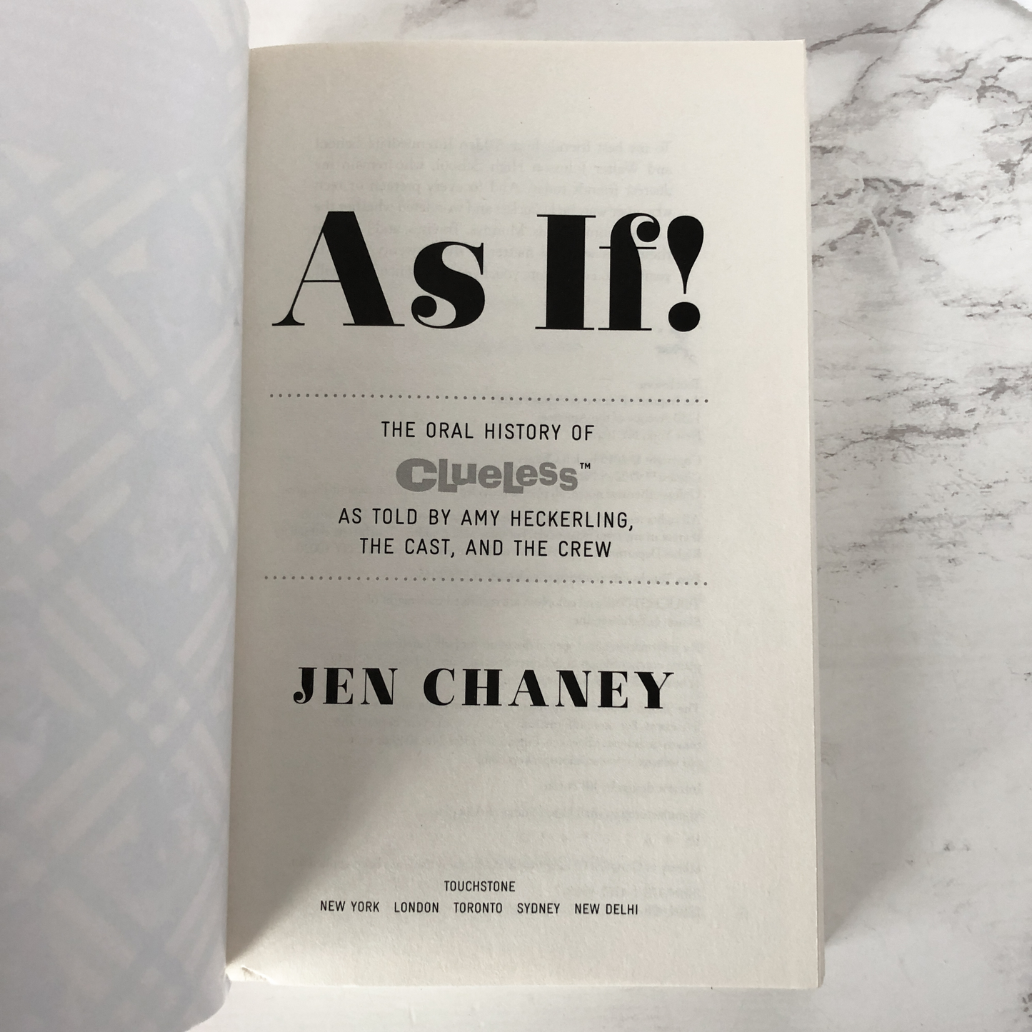 As If!: The Oral History of Clueless by Jen Chaney [TRADE PAPERBACK] - Bookshop Apocalypse