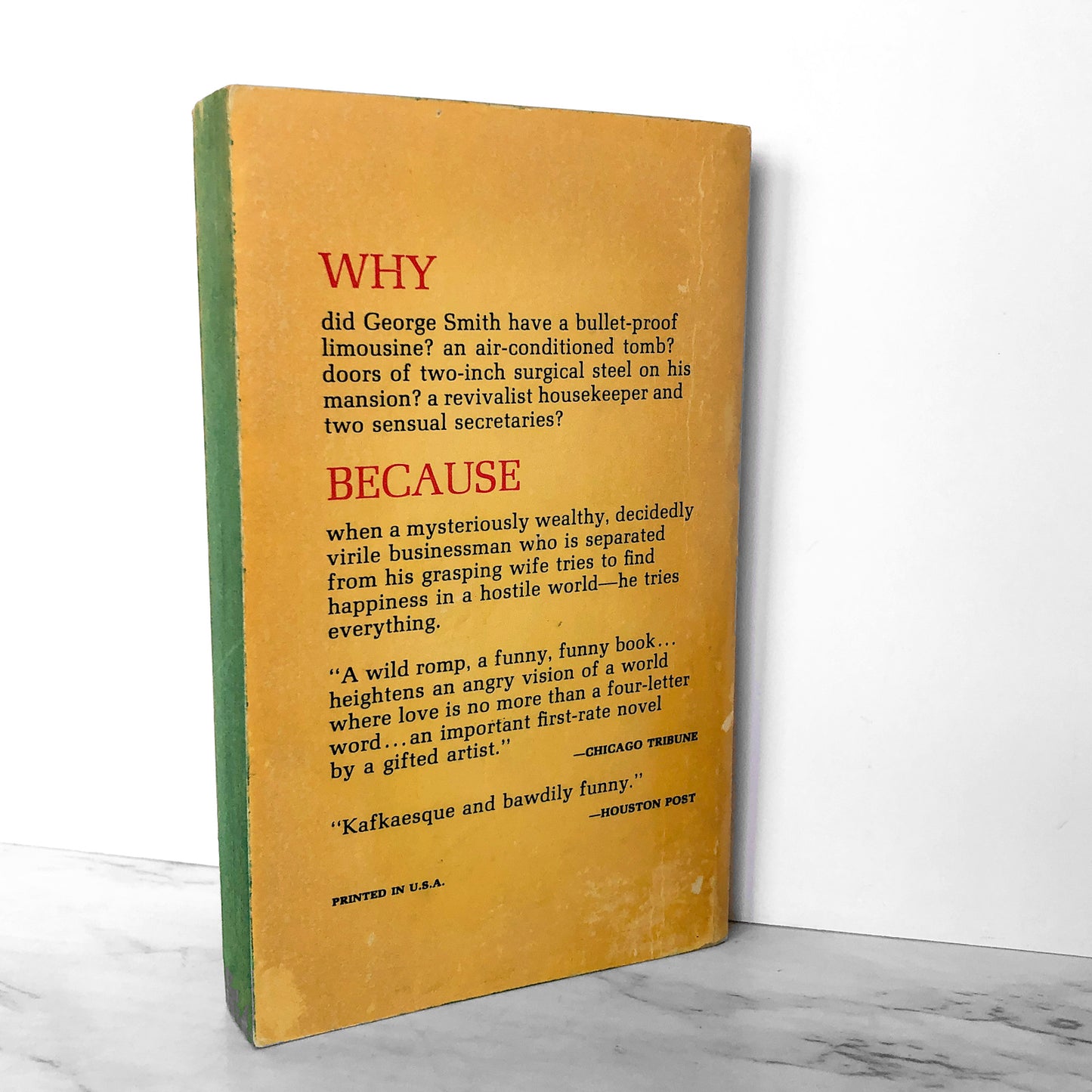 A Singular Man by J.P. Donleavy [FIRST PAPERBACK PRINTING / 1967]