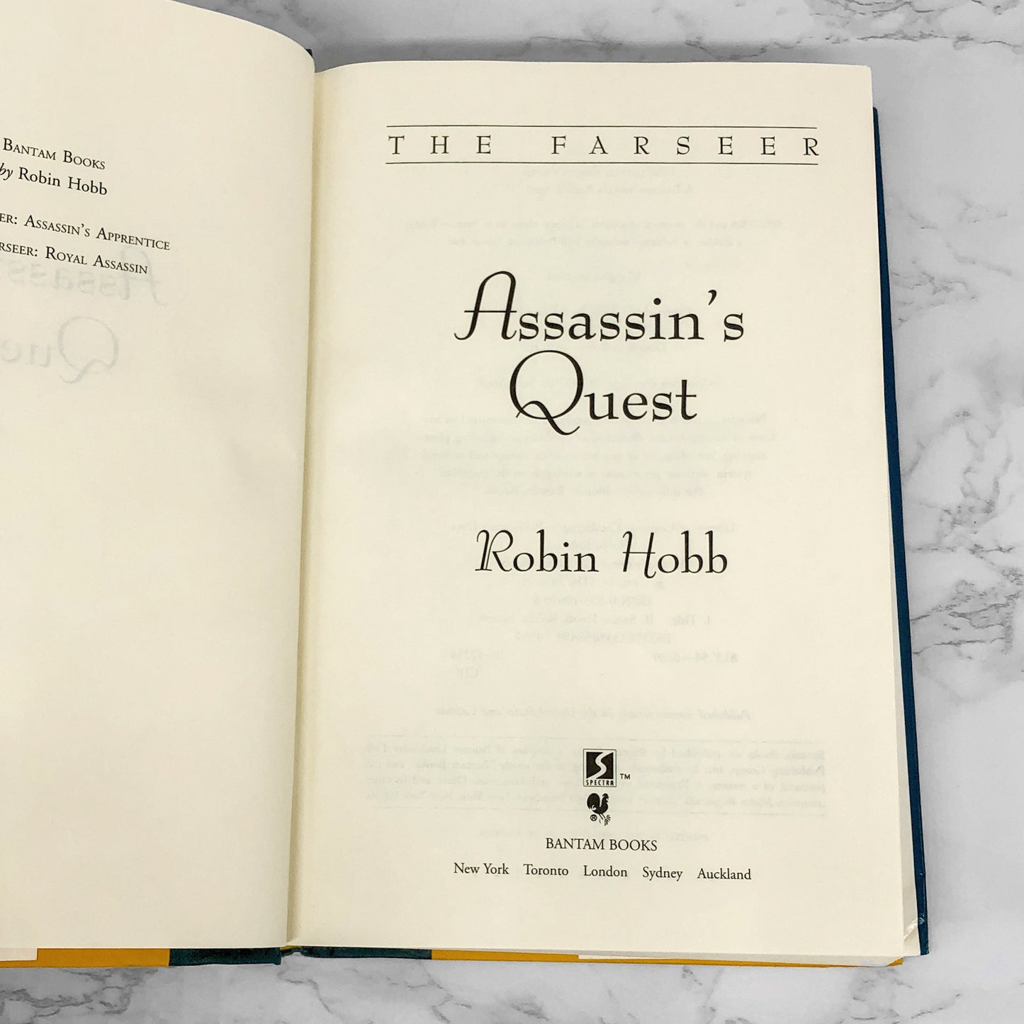 Assassin's Quest by Robin Hobb [FIRST EDITION / FIRST PRINTING] 1997