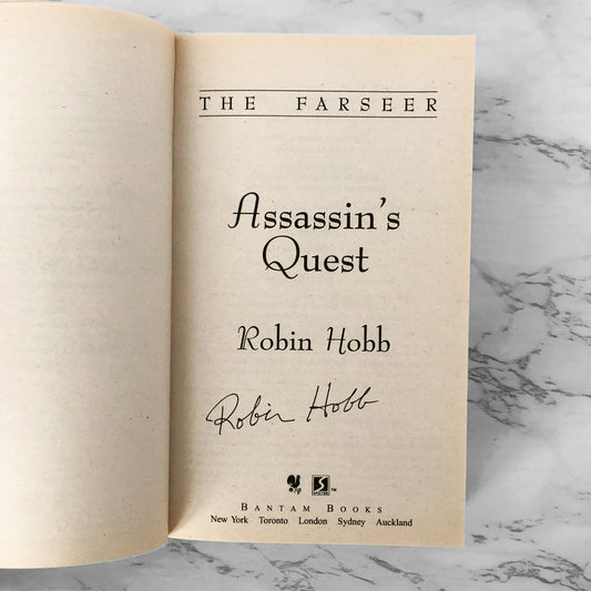 Assassin's Quest by Robin Hobb SIGNED! [1998 PAPERBACK]