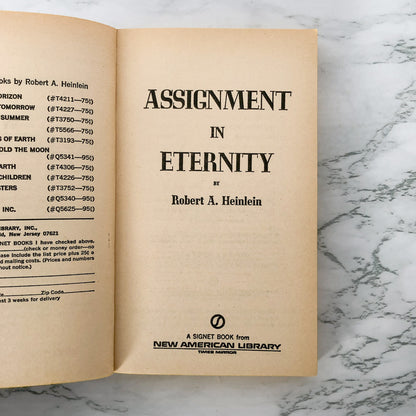 Assignment in Eternity by Robert A. Heinlein [1953 PAPERBACK]