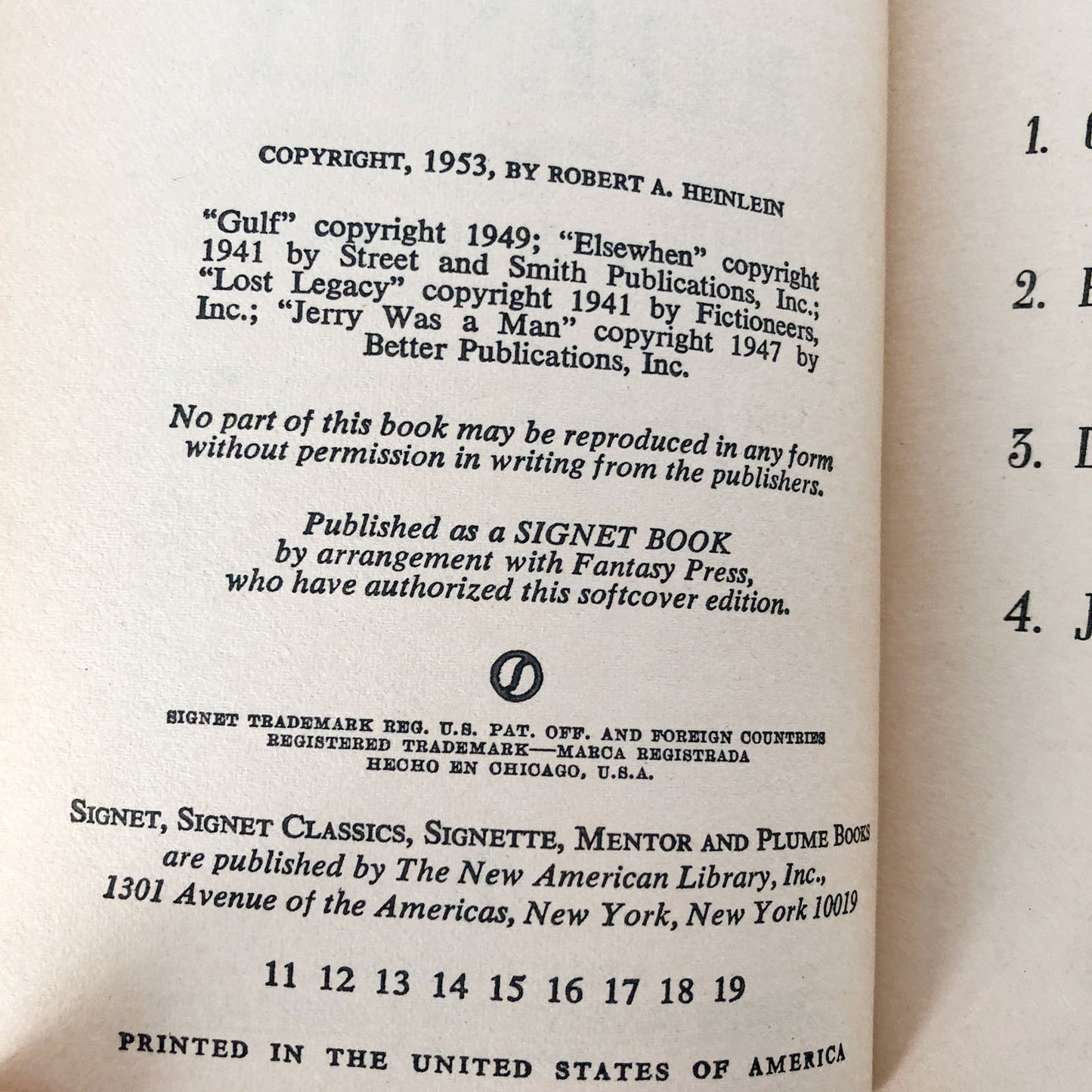 Assignment in Eternity by Robert A. Heinlein [1953 PAPERBACK]