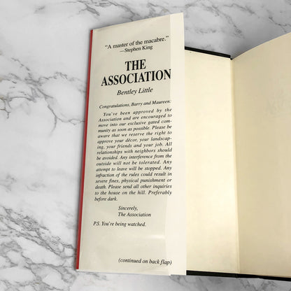 The Association by Bentley Little [FIRST EDITION HARDCOVER] 2001