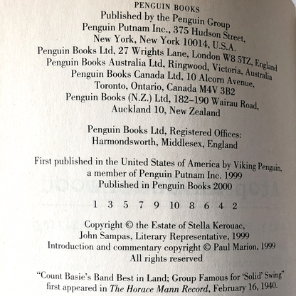 Atop an Underwood: Early Stories & Prose by Jack Kerouac [FIRST PAPERBACK PRINTING]
