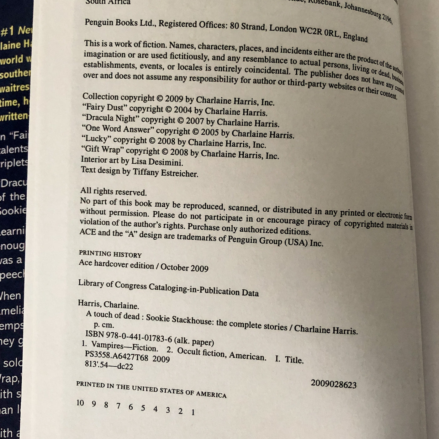A Touch of Dead: Sookie Stackhouse - The Complete Stories by Charlaine Harris [FIRST EDITION]