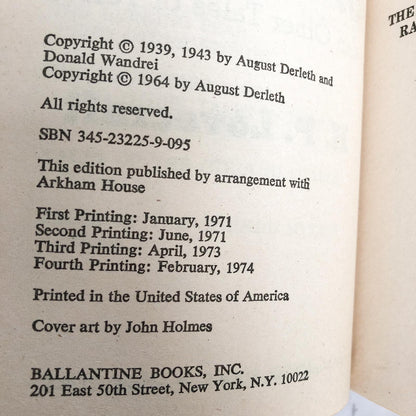 At The Mountains of Madness & Other Tales of Terror by H.P. Lovecraft [1974 PAPERBACK]