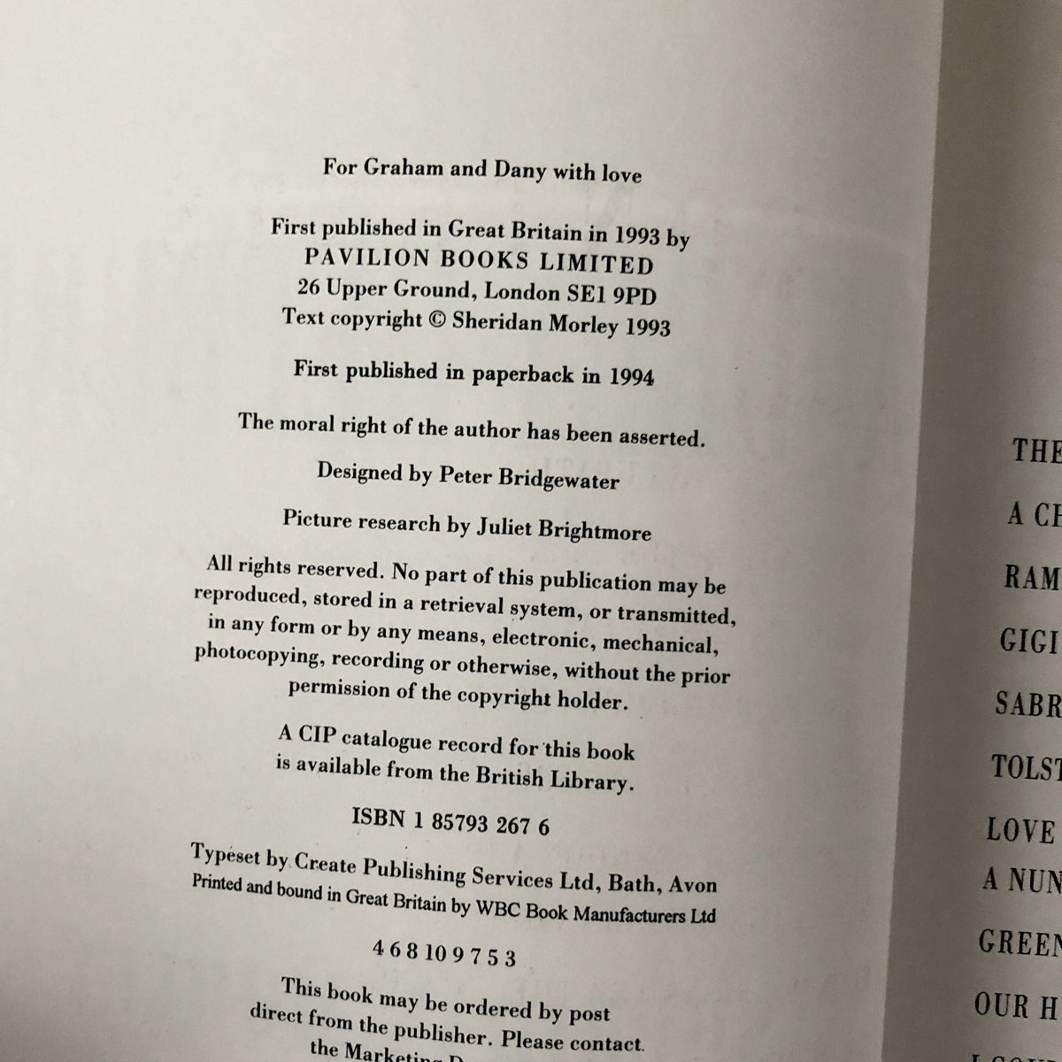 Audrey Hepburn: A Celebration by Sheridan Morley [U.K. TRADE PAPERBACK] - Bookshop Apocalypse