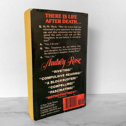 Audrey Rose by Frank De Felitta [FIRST PAPERBACK PRINTING] 1976 • Warner