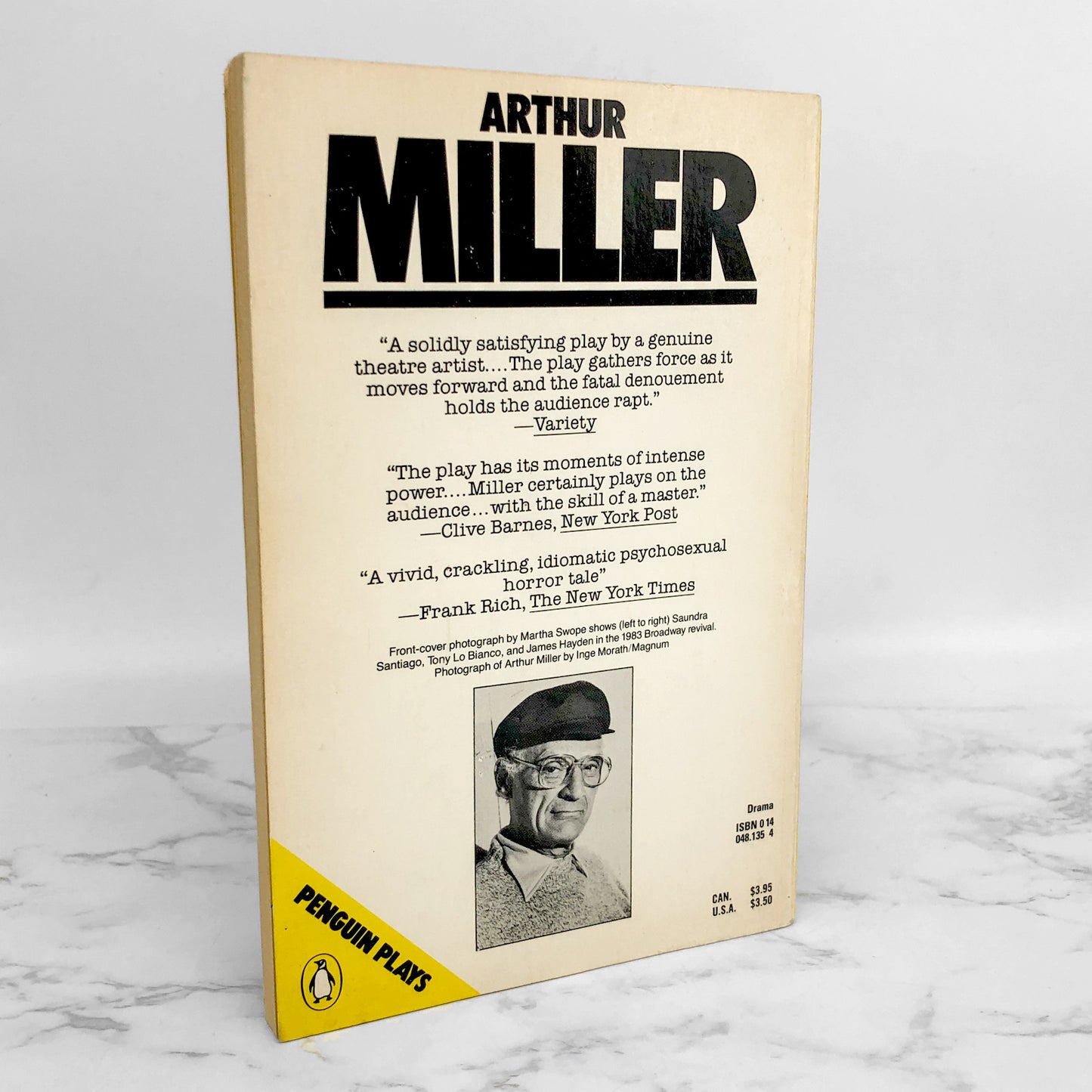 A View From the Bridge by Arthur Miller [TRADE PAPERBACK] 1985 • Penguin Plays