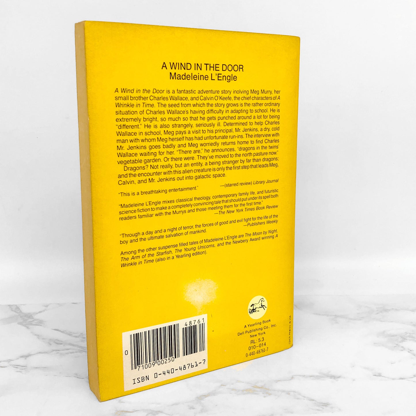 A Wind in the Door by Madeleine L'Engle [TRADE PAPERBACK] 1983