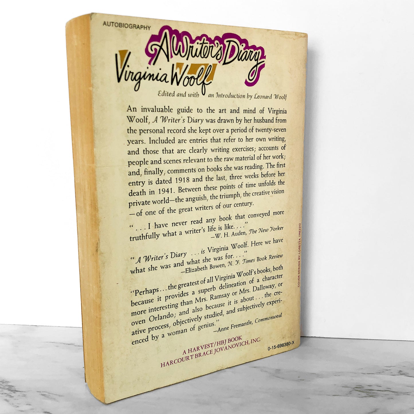 A Writer's Diary by Virginia Woolf [TRADE PAPERBACK / 1973]