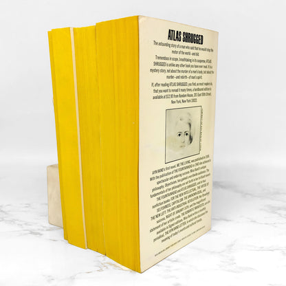 Ayn Rand 1971 Signet Paperback Set [Anthem, Atlas Shrugged, We The Living & The Fountainhead]