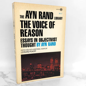 The Voice of Reason: Essays in Objectivist Thought by Ayn Rand [1990 TRADE PAPERBACK]