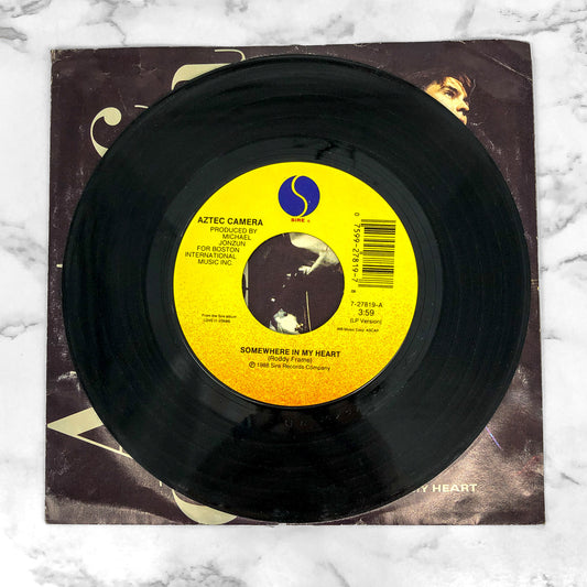Aztec Camera - Somewhere in My Heart [7" VINYL SINGLE] 1988 • Sire Records