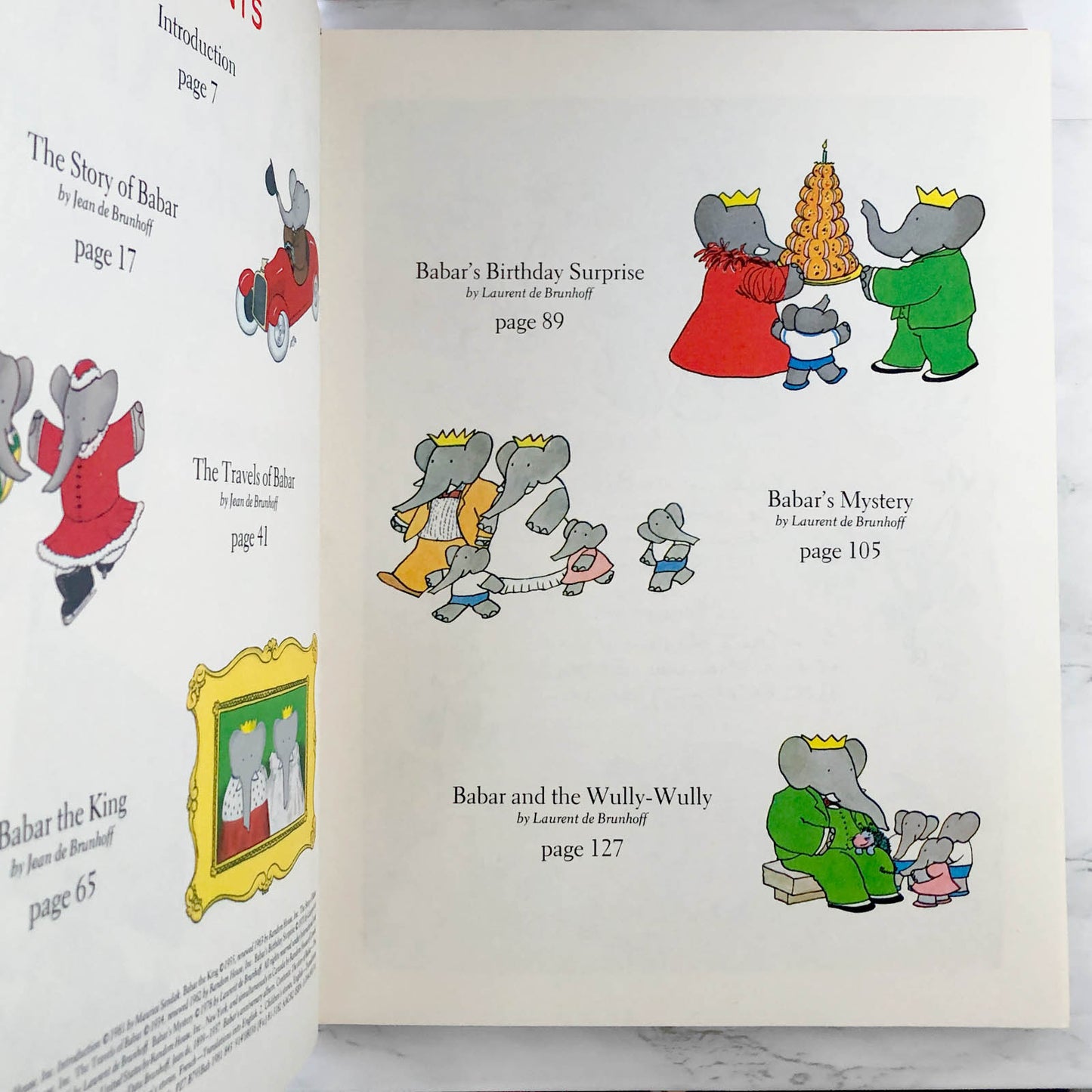 Babar's Anniversary Album: 6 Favorite Books by Jean & Laurent de Brunhoff [HARDCOVER ANTHOLOGY / 1981]
