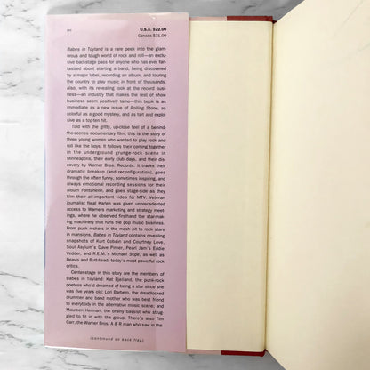 Babes in Toyland: The Making and Selling of a Rock and Roll Band by Neal Karlen [FIRST EDITION] 1994