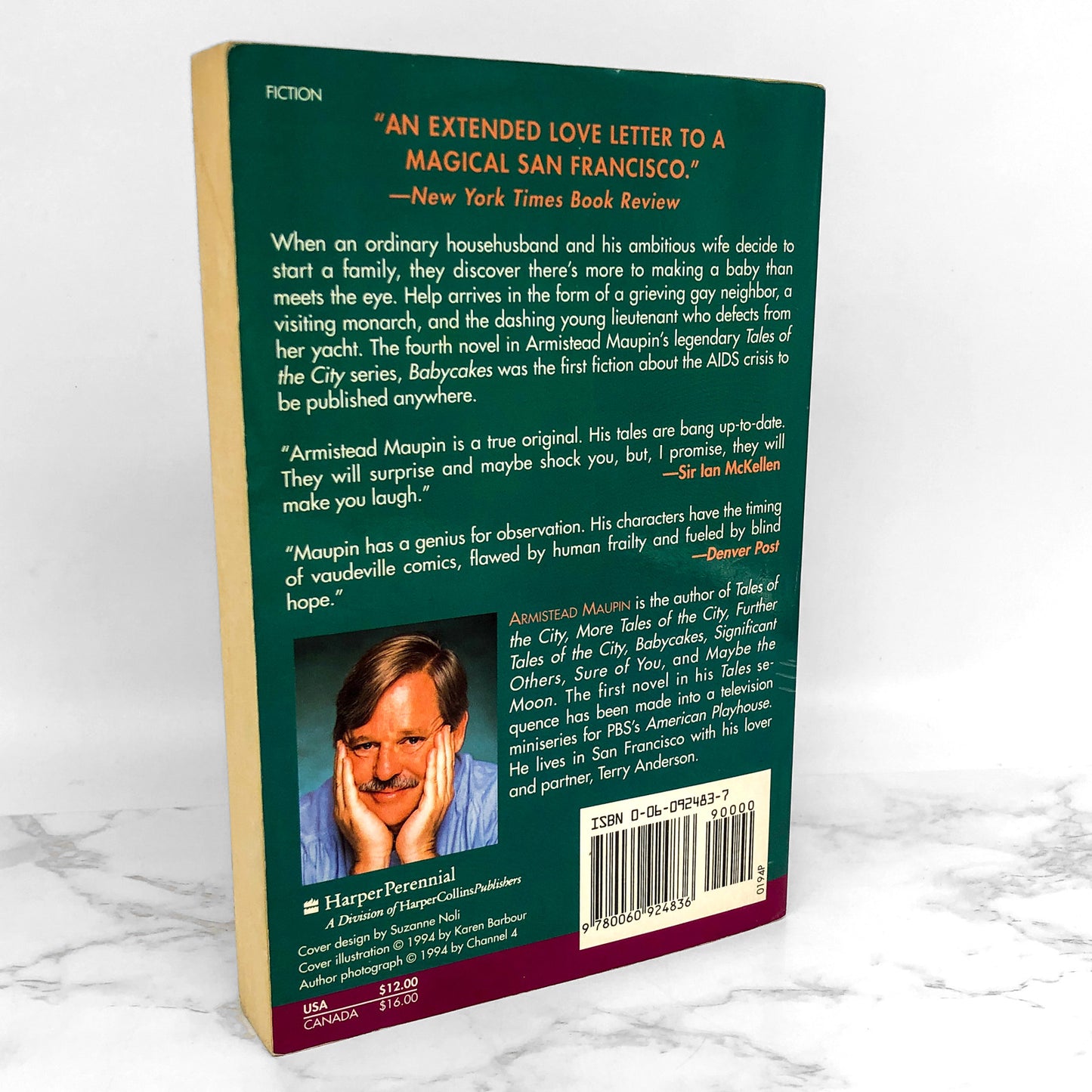 Babycakes by Armistead Maupin [TRADE PAPERBACK] 1994 • Tales of the City #4