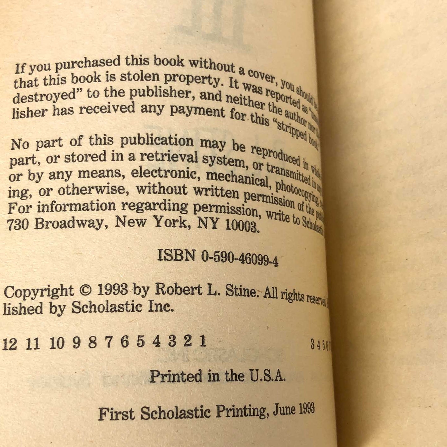 The Babysitter III by R.L. Stine [FIRST EDITION PAPERBACK] 1993 • Point Horror #59