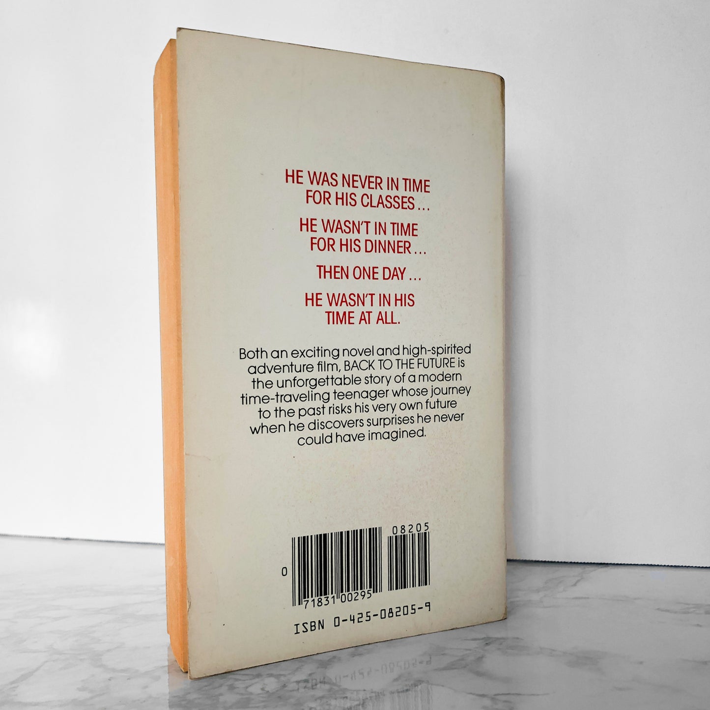 Back to the Future by George Gipe [1985 MOVIE TIE-IN PAPERBACK] - Bookshop Apocalypse