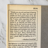 Bad Behavior by Mary Gaitskill [FIRST EDITION / 1988] - Bookshop Apocalypse