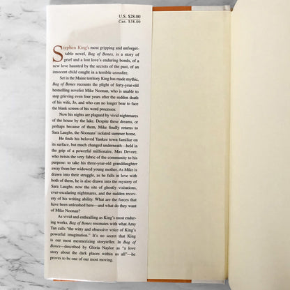 Bag of Bones by Stephen King [FIRST EDITION / FIRST PRINTING] 1998