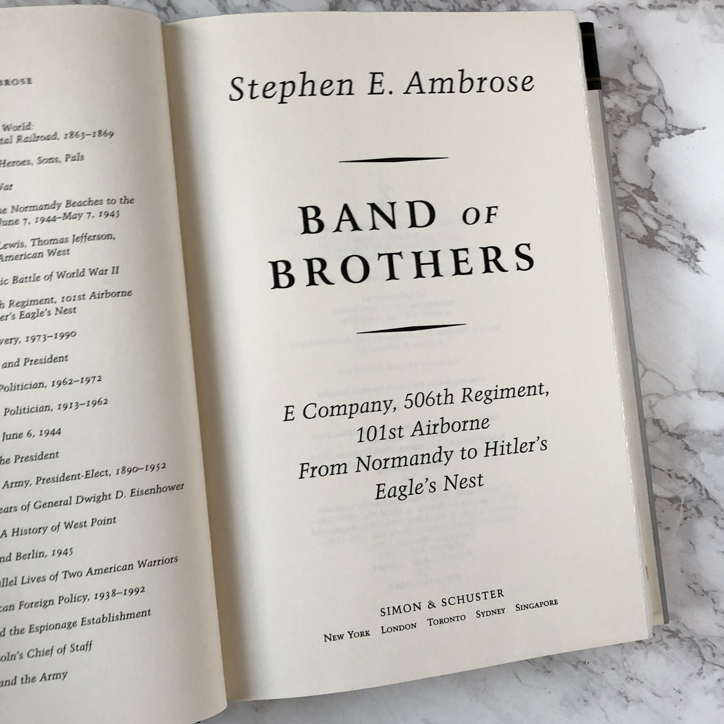 Band of Brothers by Stephen E. Ambrose [SIGNED] - Bookshop Apocalypse